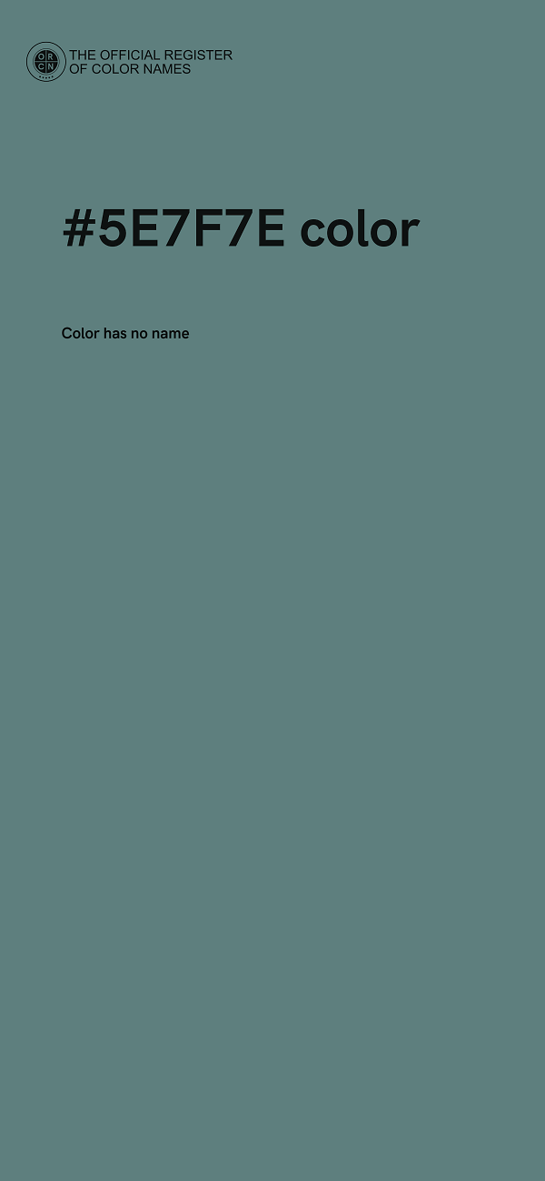 #5E7F7E color image