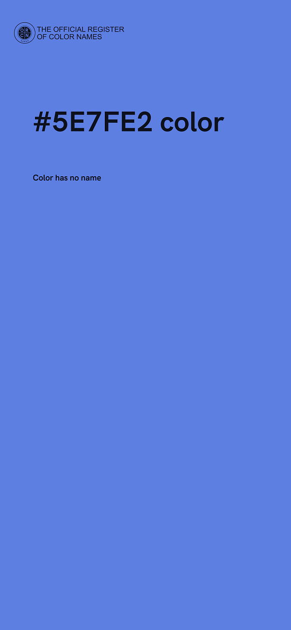#5E7FE2 color image