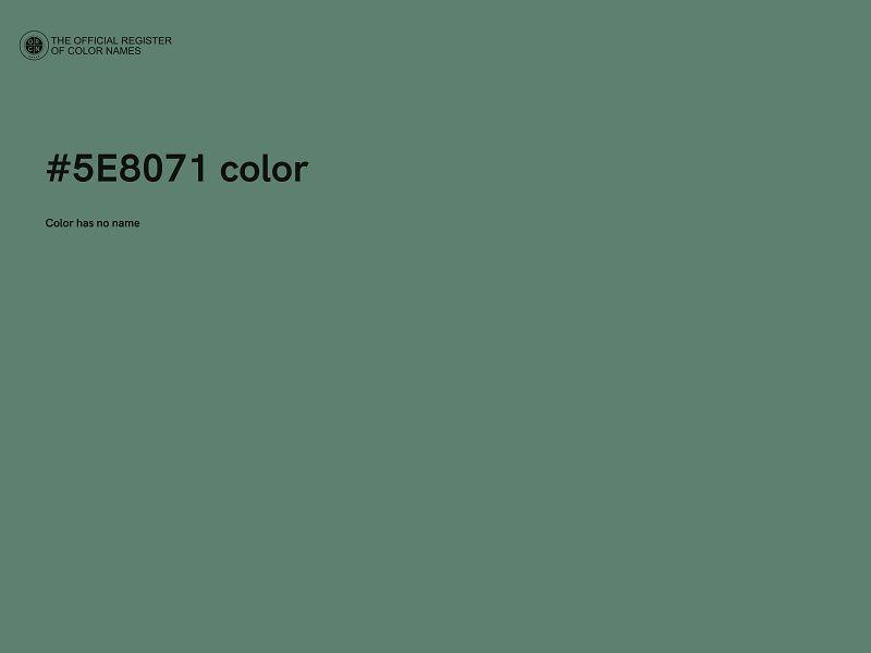 #5E8071 color image