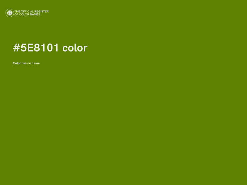 #5E8101 color image