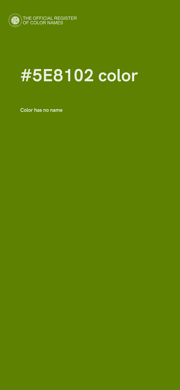 #5E8102 color image