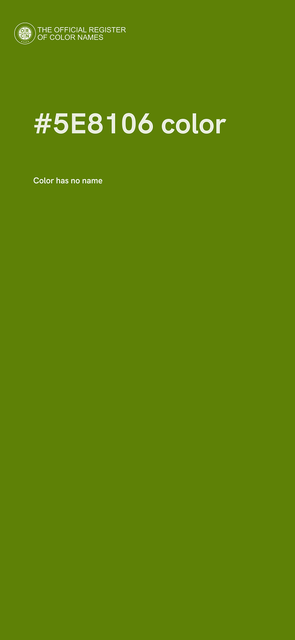 #5E8106 color image
