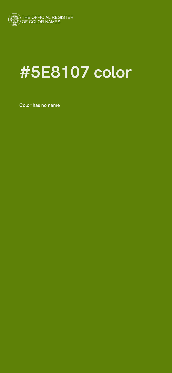 #5E8107 color image