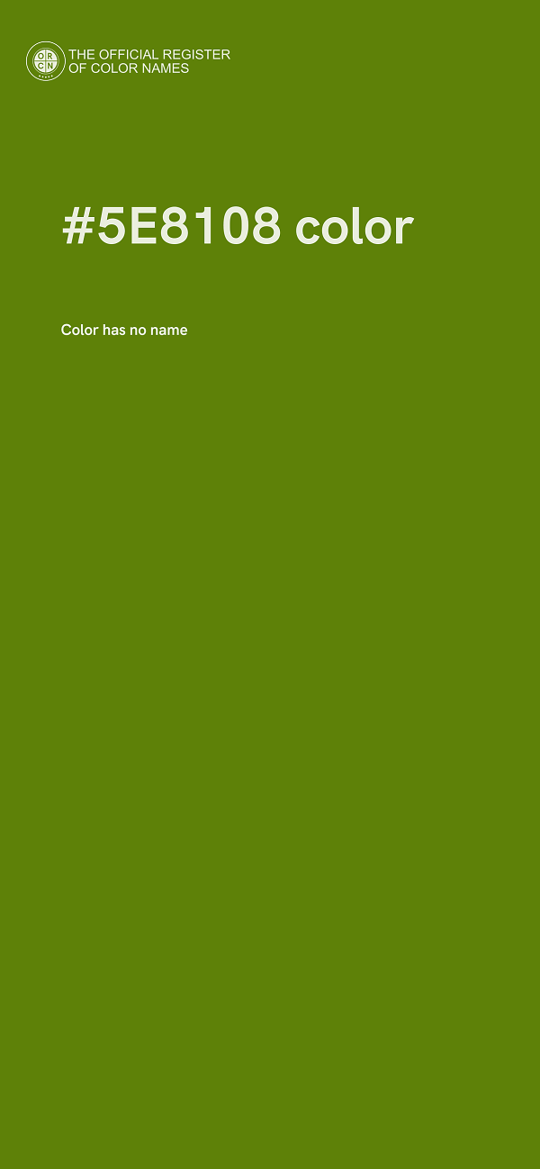 #5E8108 color image