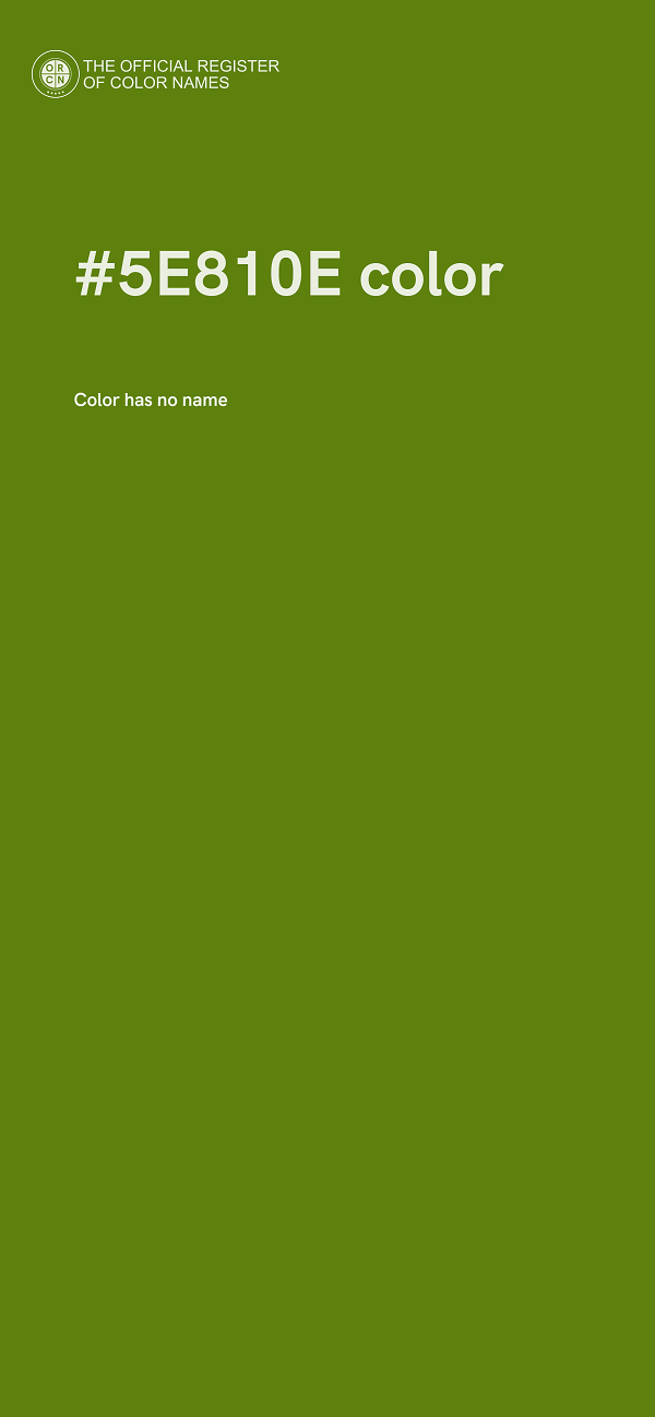 #5E810E color image