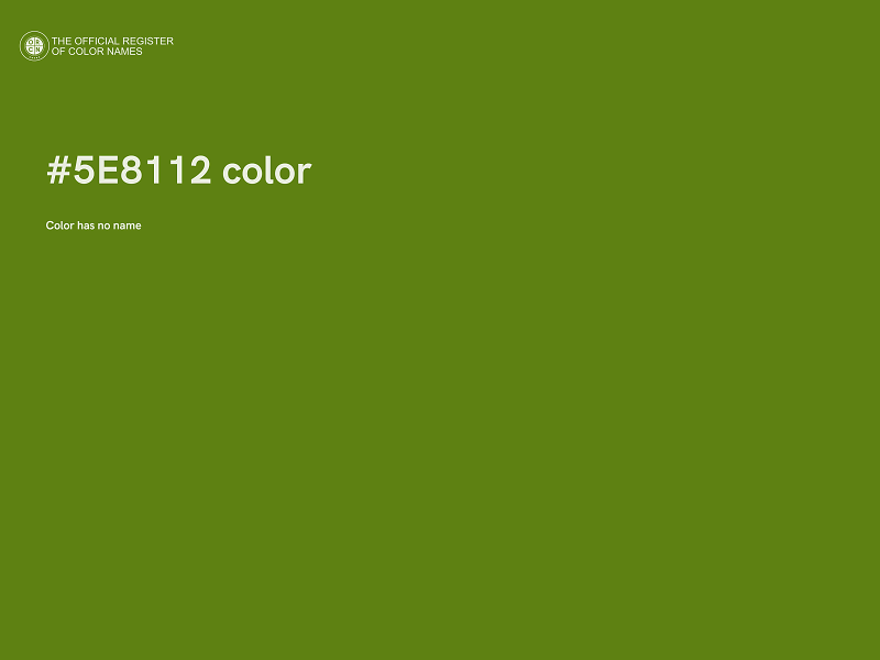 #5E8112 color image