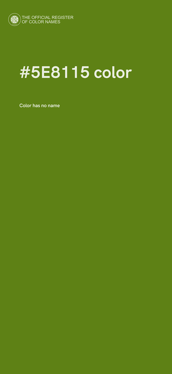 #5E8115 color image