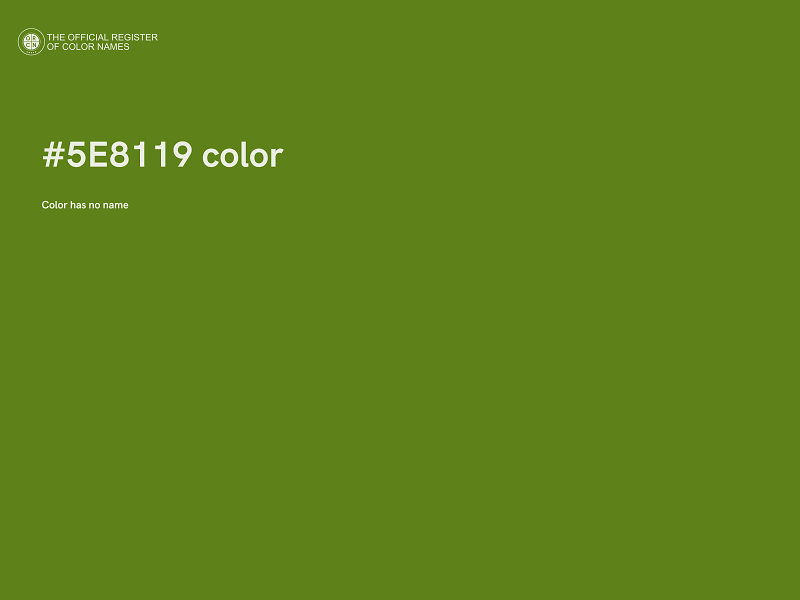 #5E8119 color image