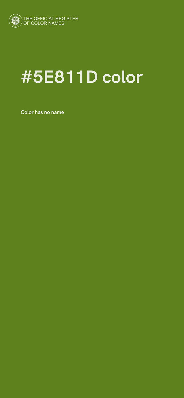 #5E811D color image