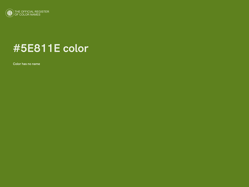#5E811E color image
