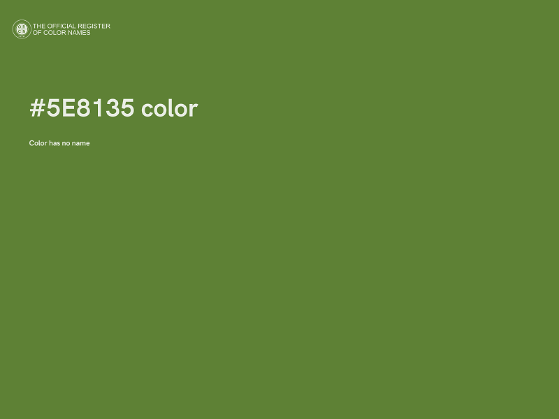 #5E8135 color image