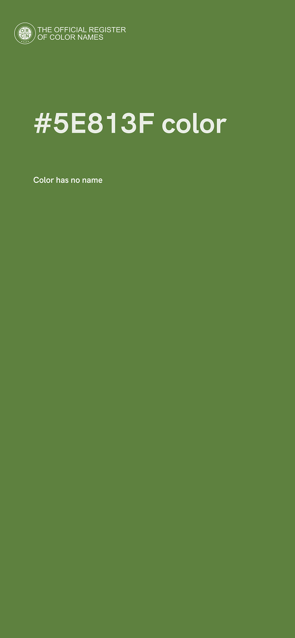 #5E813F color image