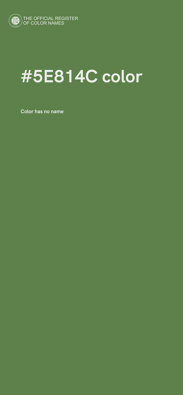 #5E814C color image