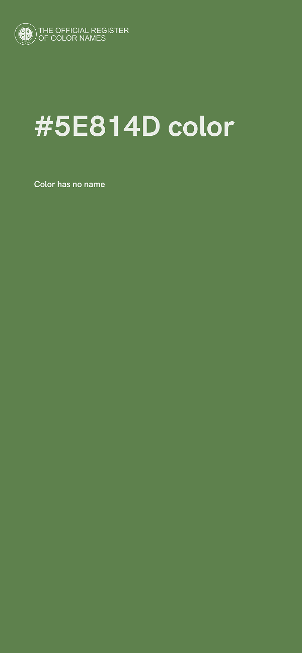 #5E814D color image