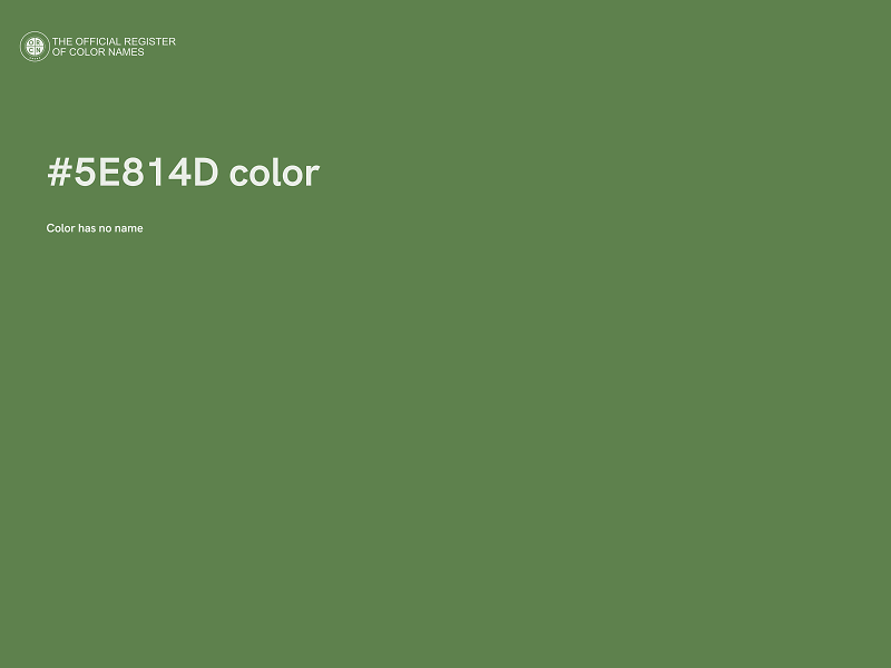 #5E814D color image
