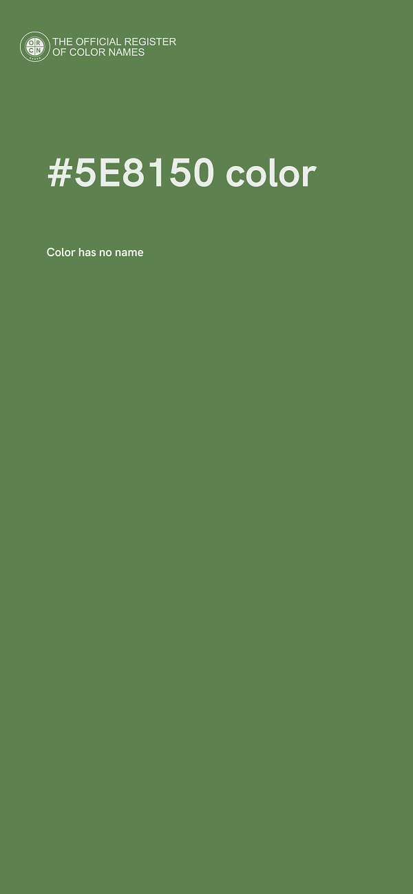 #5E8150 color image