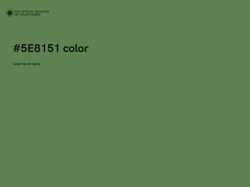 #5E8151 color image