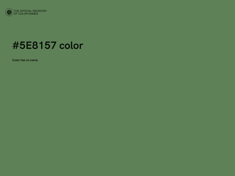 #5E8157 color image