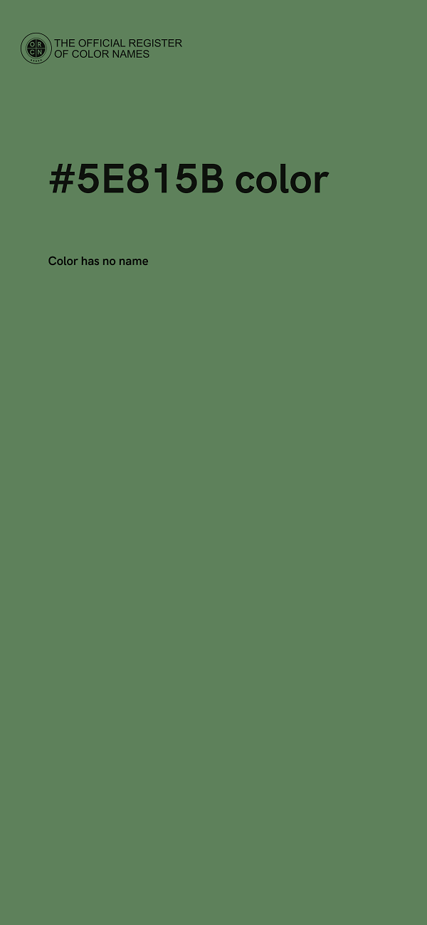 #5E815B color image