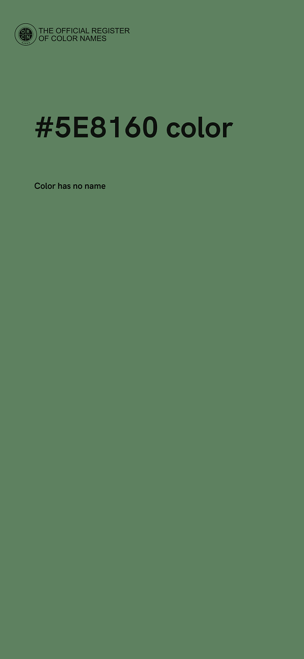#5E8160 color image