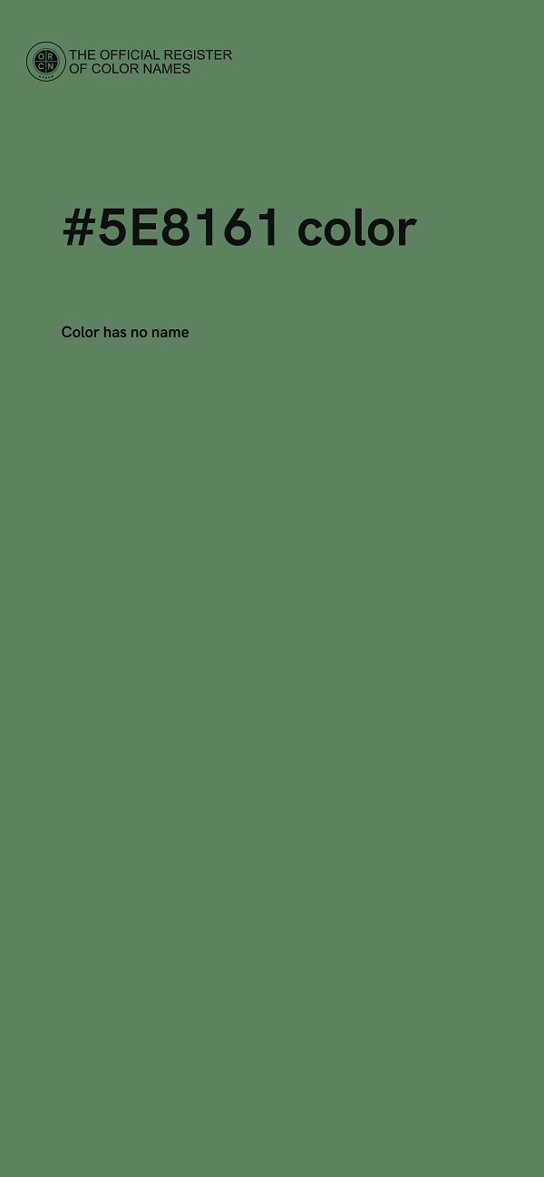 #5E8161 color image