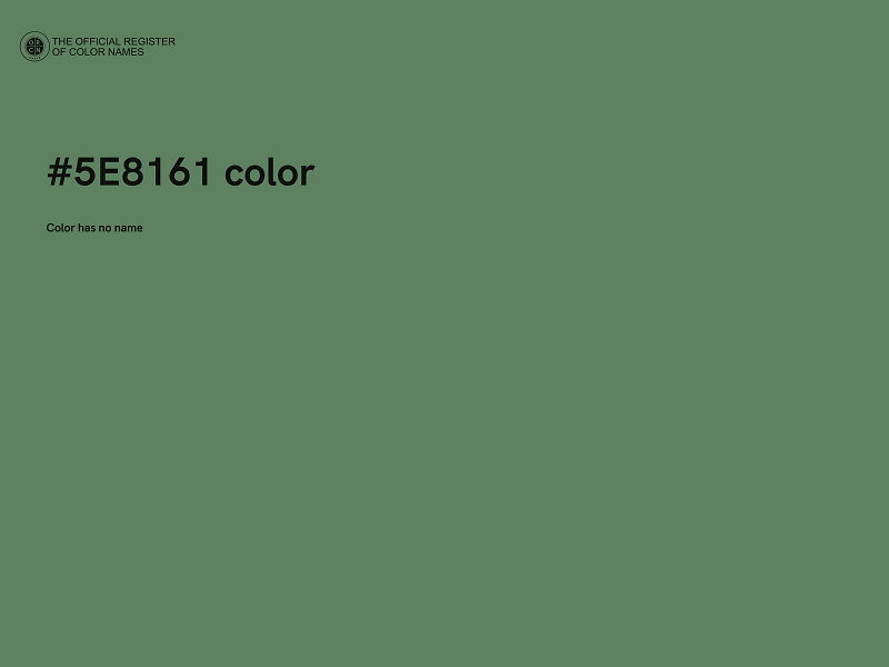 #5E8161 color image