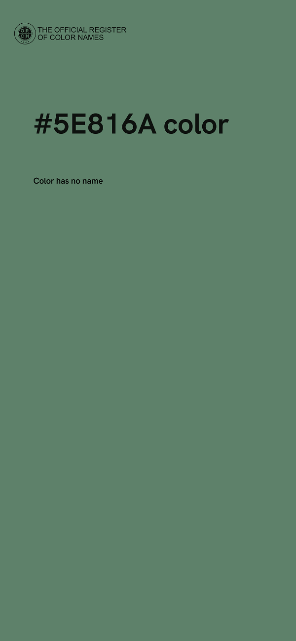 #5E816A color image