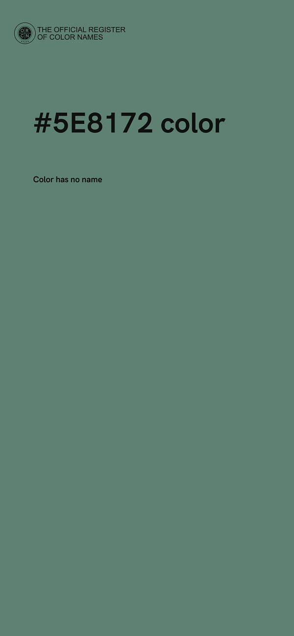 #5E8172 color image