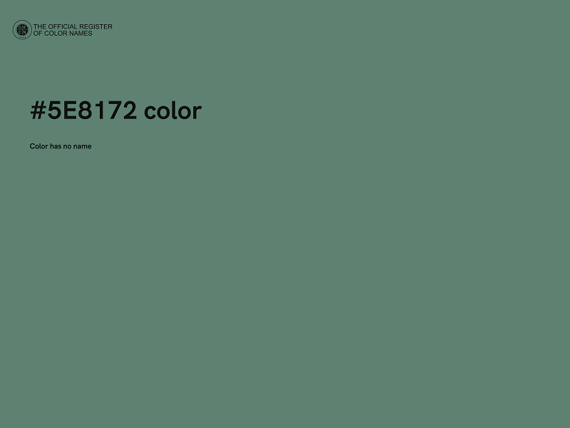 #5E8172 color image