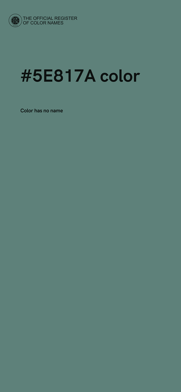 #5E817A color image