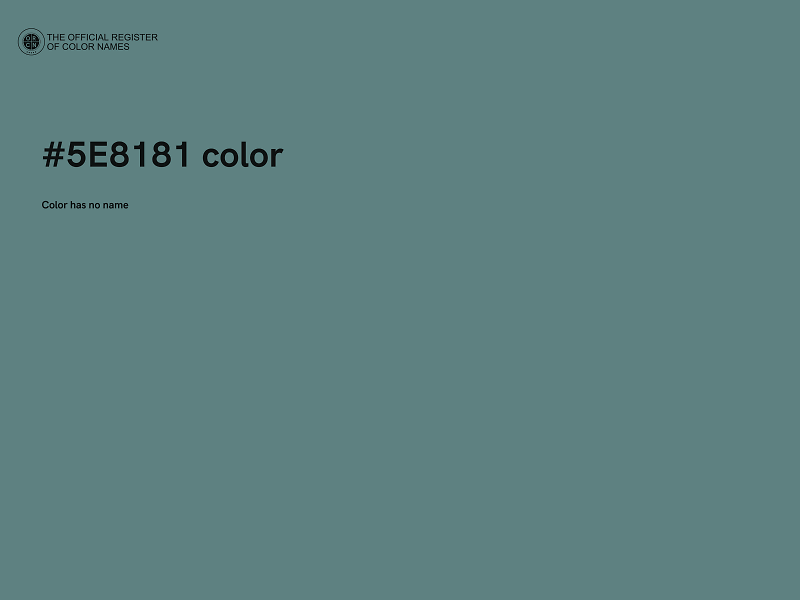 #5E8181 color image