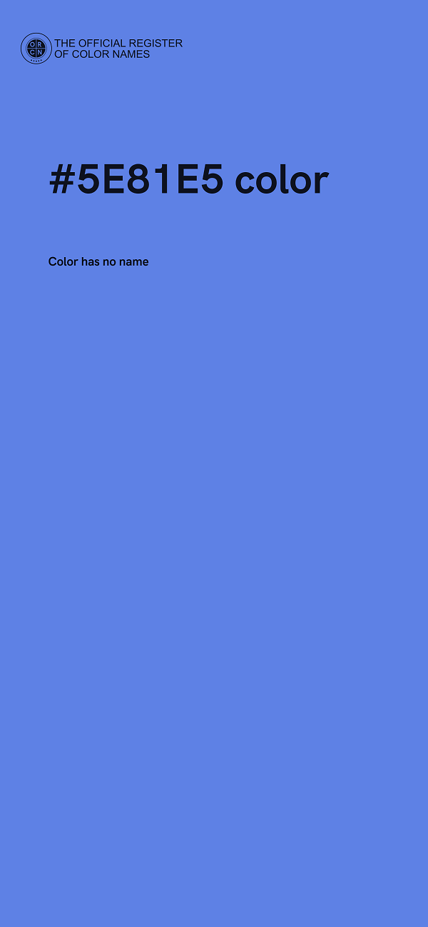 #5E81E5 color image