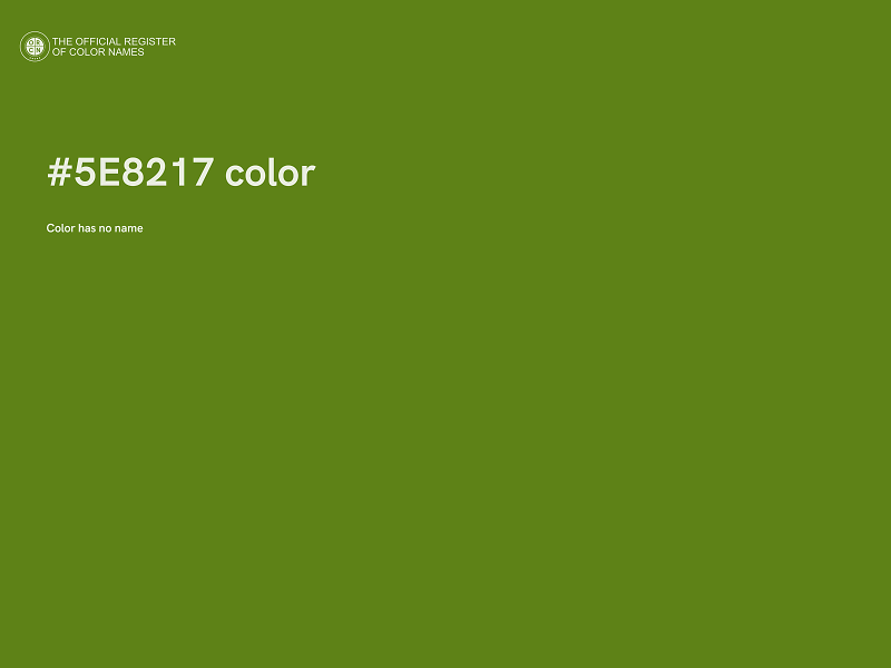 #5E8217 color image