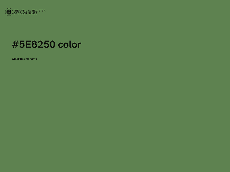 #5E8250 color image