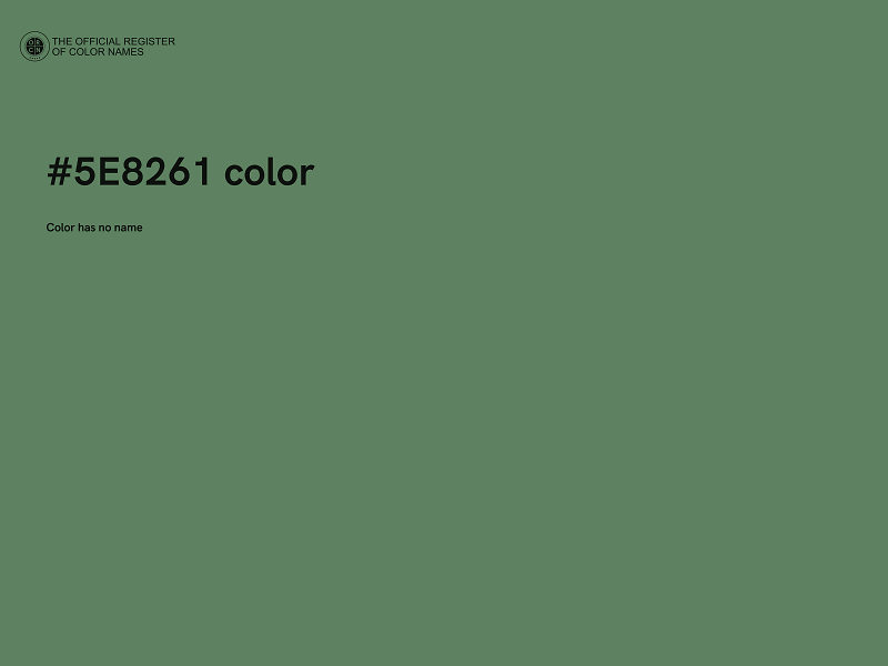 #5E8261 color image