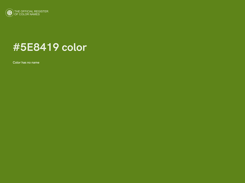 #5E8419 color image