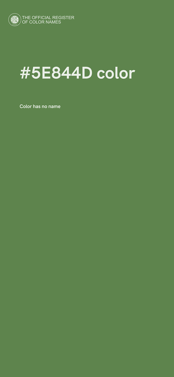 #5E844D color image