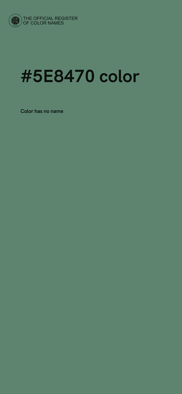 #5E8470 color image