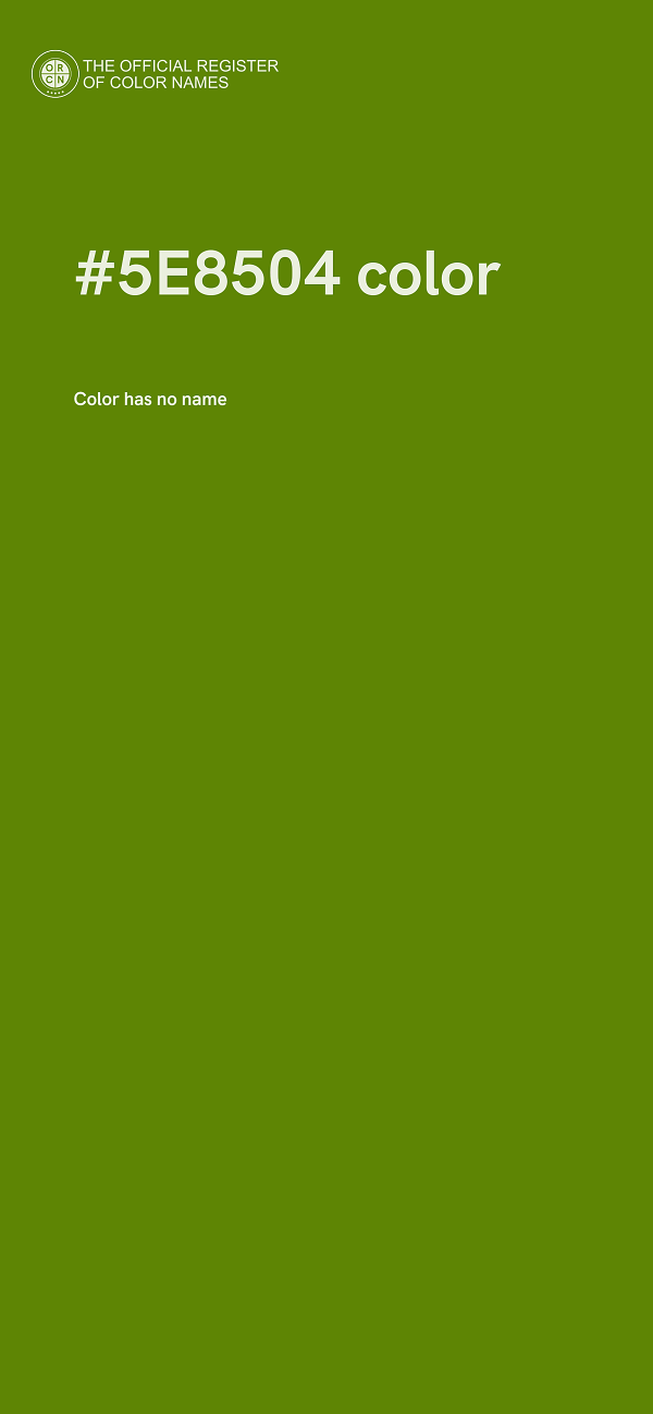 #5E8504 color image