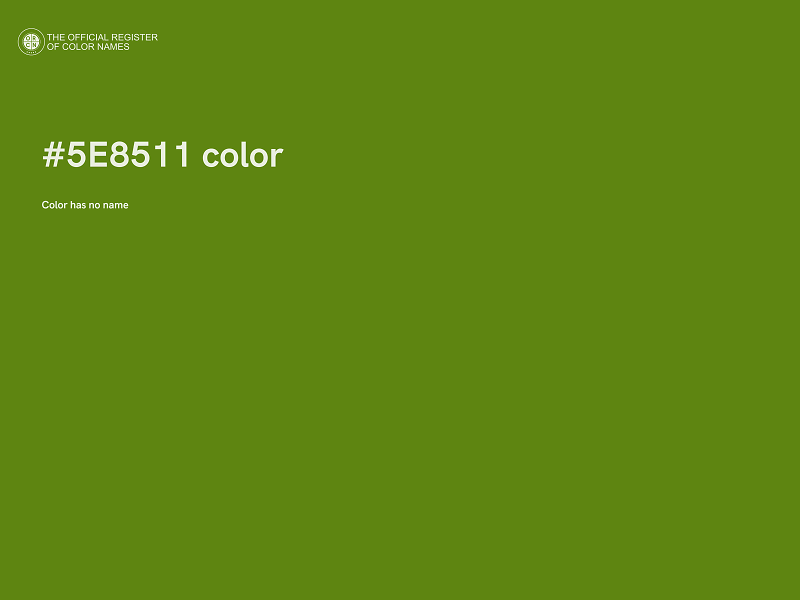 #5E8511 color image