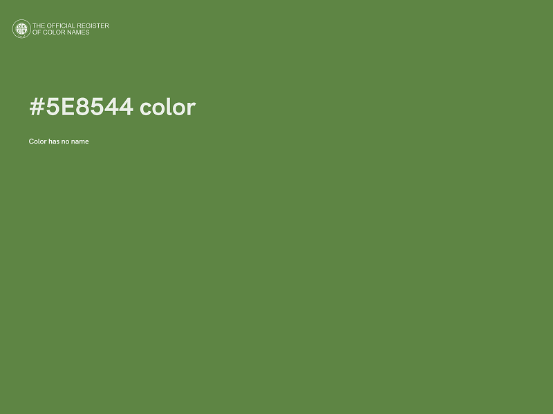 #5E8544 color image