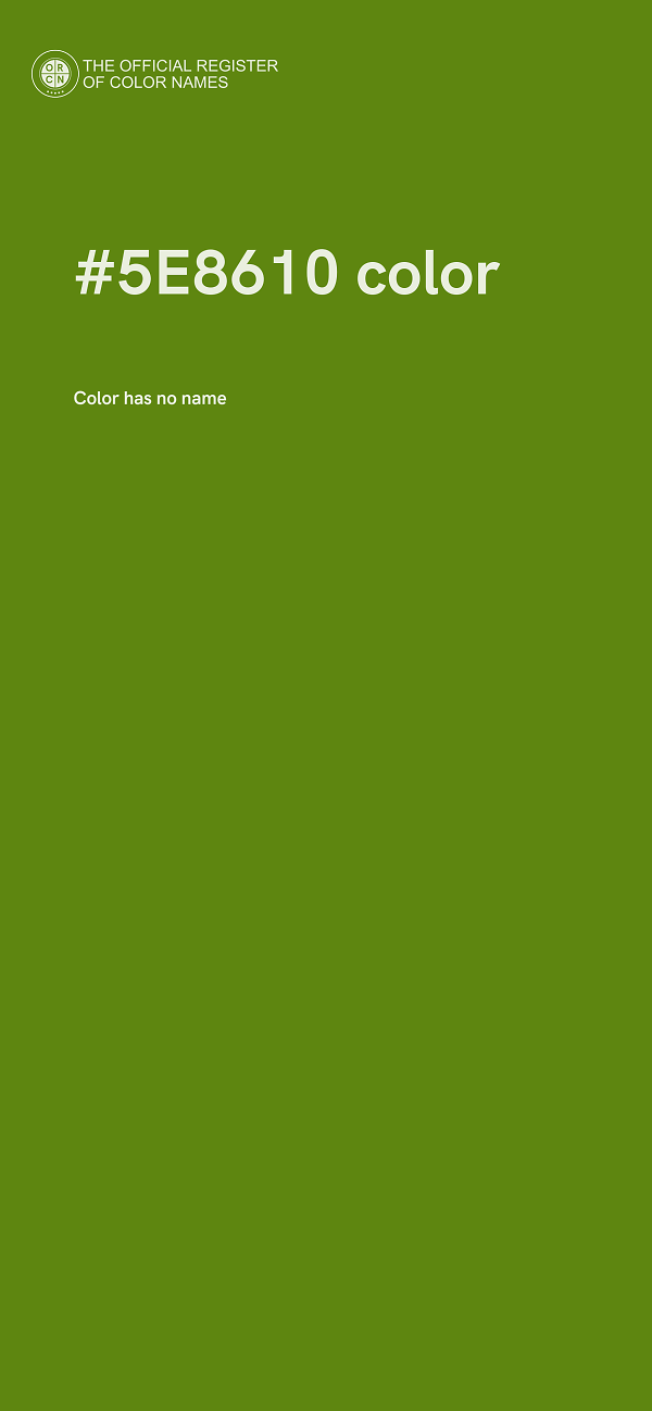 #5E8610 color image