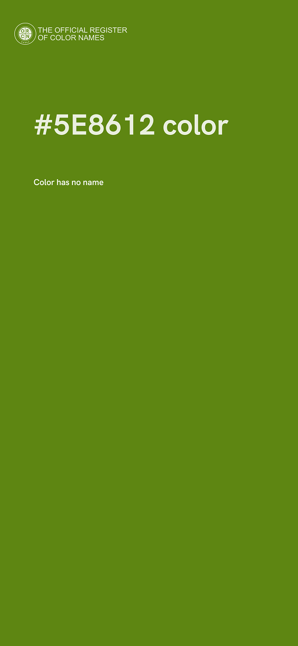 #5E8612 color image