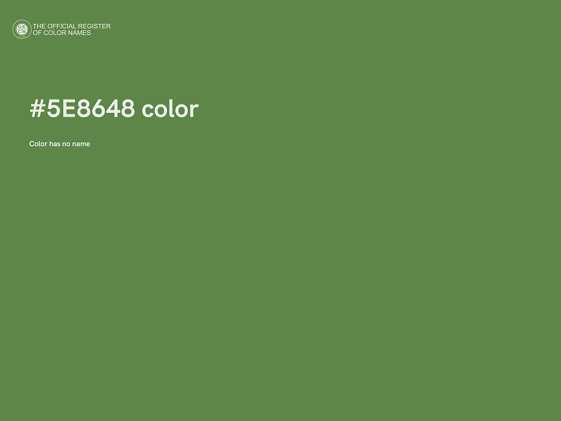 #5E8648 color image