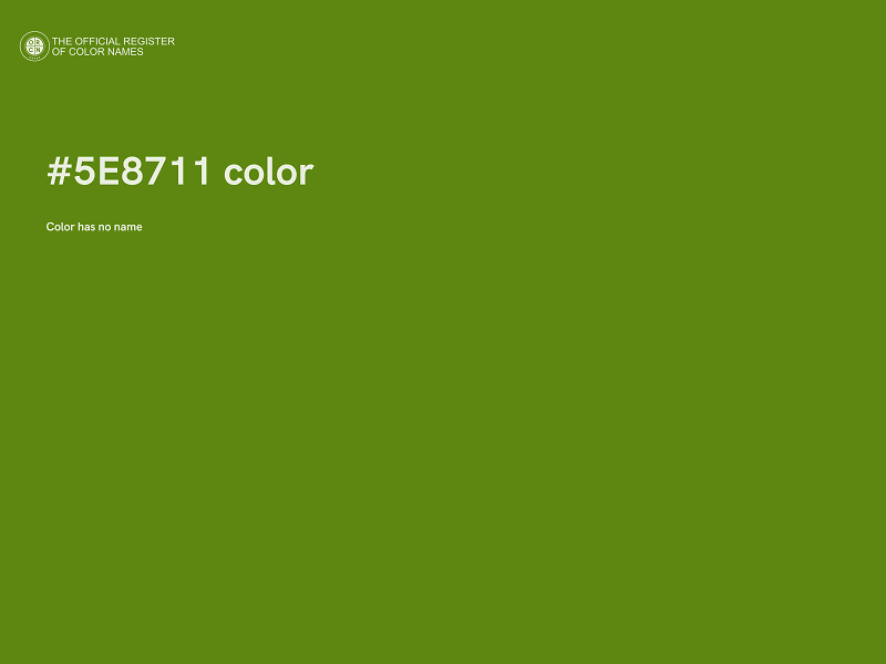 #5E8711 color image