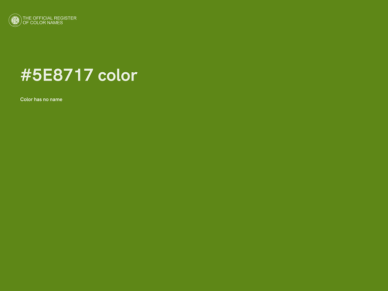#5E8717 color image