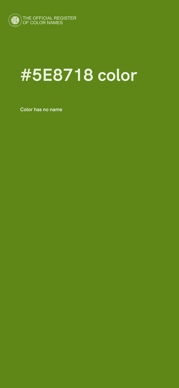 #5E8718 color image
