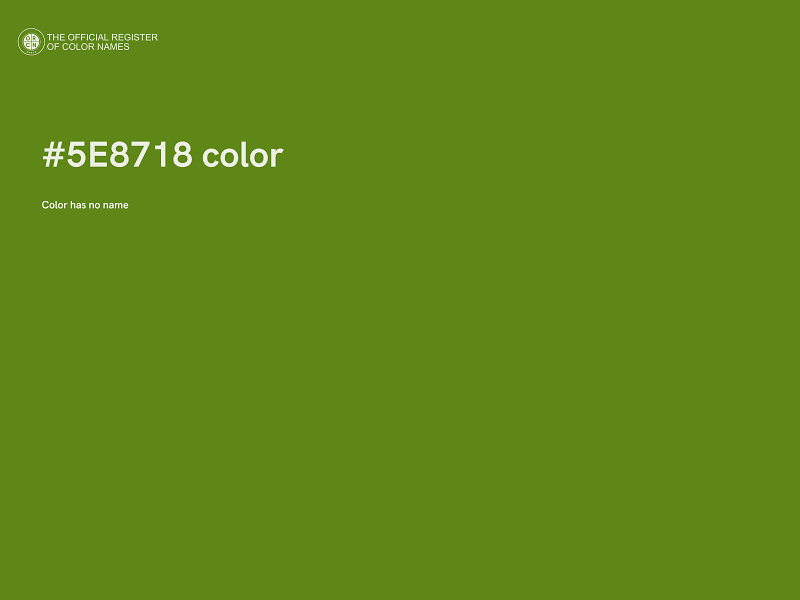 #5E8718 color image