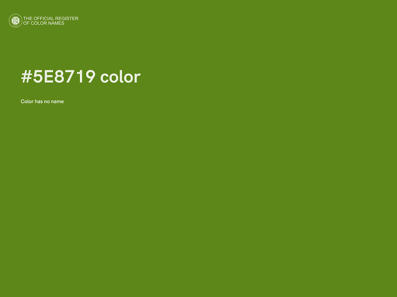 #5E8719 color image