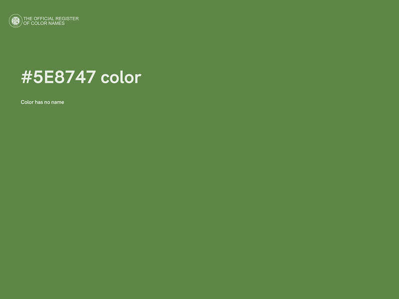 #5E8747 color image